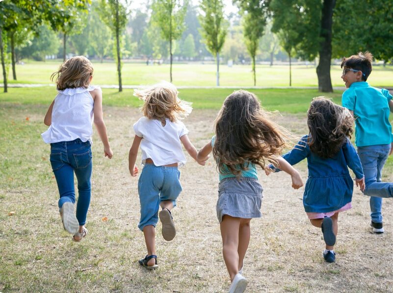 niños jugando